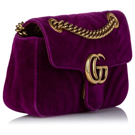 sac a main gucci velour|sac gg petite taille.